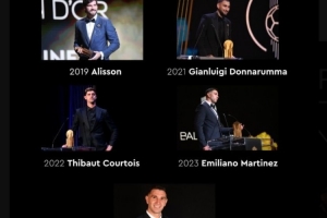 今年誰獲獎？官方回顧歷屆雅辛獎：大馬丁兩連莊，首屆得主阿利森