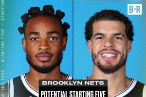 B/R預(yù)測(cè)籃網(wǎng)潛在首發(fā)：小波特+托馬斯+曼恩+海史密斯+克拉克斯頓