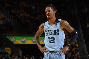 莫蘭特媒體日稱(chēng)新賽季想打滿(mǎn)82場(chǎng) 結(jié)果訓(xùn)練營(yíng)扭傷腳踝每周觀察