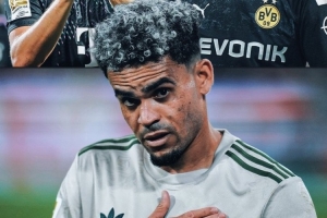 迪亞斯德甲頭6場(chǎng)造9球，有紀(jì)錄以來僅次11球的凱恩，追平哈蘭德