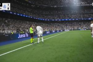 這次沒越位！貝林厄姆助攻后找邊裁說了些什么，邊裁回應(yīng)??手勢