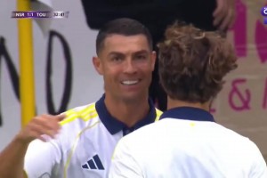 Siuuu！C羅包抄破門，利雅得勝利扳平比分