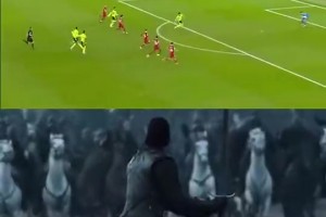 面對(duì)利物浦千軍萬(wàn)馬！賴斯猶如北境之王雪諾