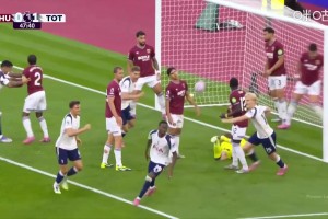 熱刺打破僵局！西蒙斯角球送助攻！薩爾后點(diǎn)頭槌破門！